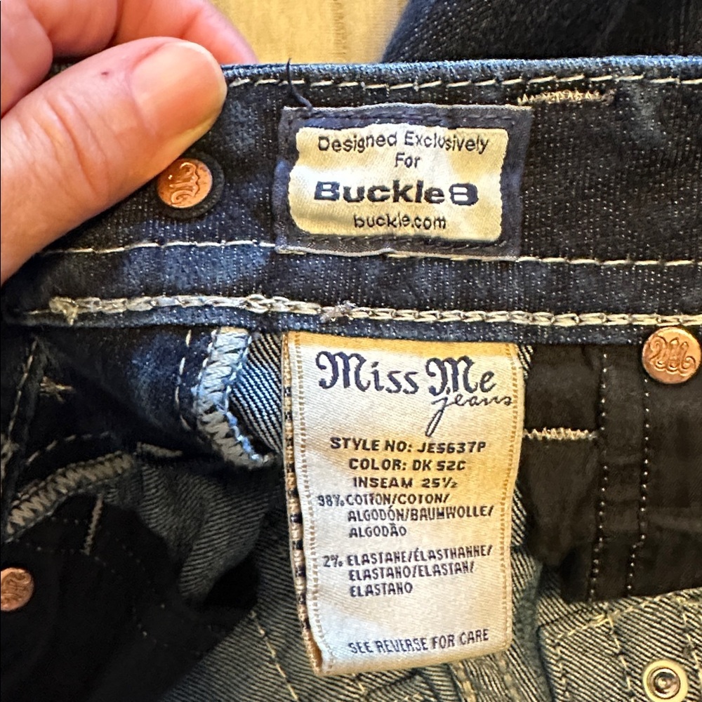 Miss me 24 Capri jeans ADORABLE - Picture 5 of 9